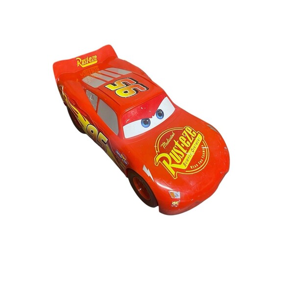 Disney Pixar Cars Lightning McQueen Large 20” Toy Vehicle Mattel - Picture 3 of 4